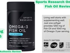 Sports Research Omega-3 Fish Oil Review With Special 19% Off