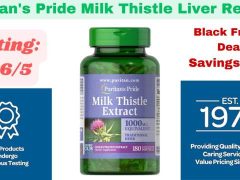 Puritan’s Pride Milk Thistle Liver Review: Black Friday Deal 50% Off