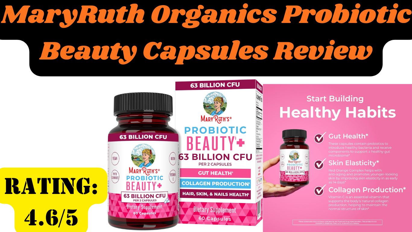 MaryRuth Organics Probiotic Beauty Capsules Review: Glow Up?